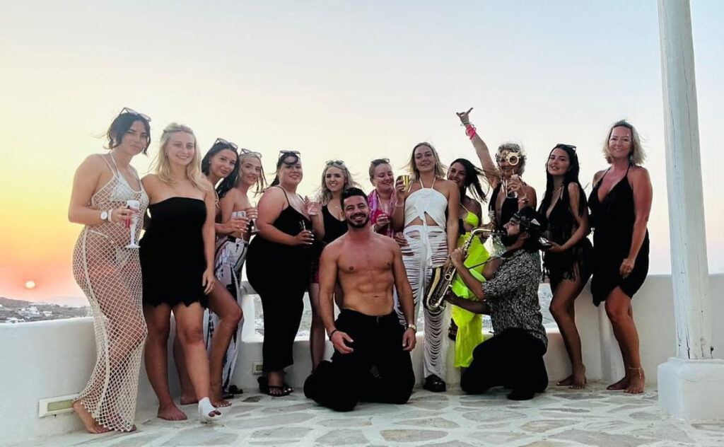 Bachelorette Parties - Male Strippers Mykonos - Showman